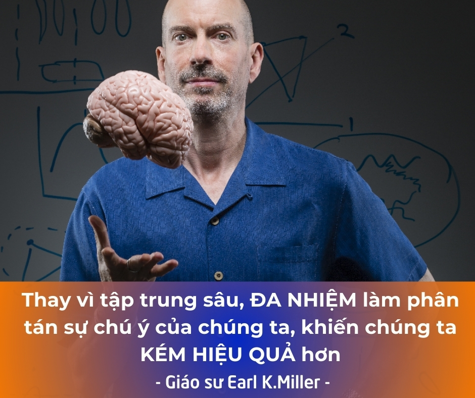 Chia sẻ của nhà thần kinh học Earl K. Miller được trích trong Diễn đàn Kinh tế thế giới